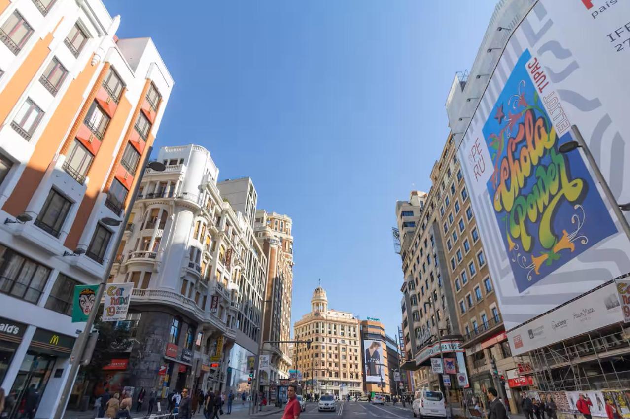 Central Gran Via Madrid Exterior foto